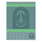 Tea towel Quartiers des Jeux Green 60x80 100% cotton, , hi-res image number 2